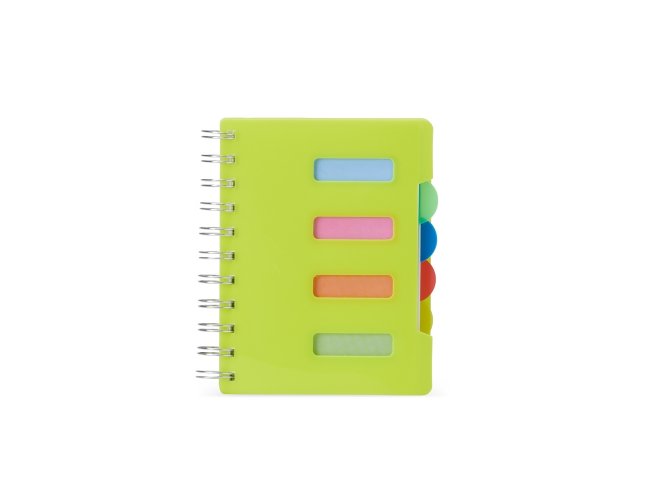 CADERNO COM DIVISRIAS PERSONALIZADO