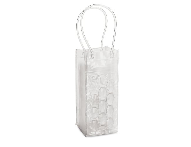 Sacola refrigeradora para 1 garrafa. PVC. Alas de 35 cm.     100 x 250