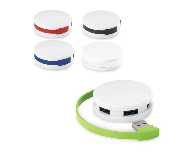 HUB USB 2.0 COM 4 PORTAS