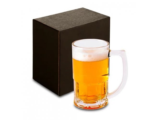 CANECA DE VIDRO PARA CHOPP/CERVEJA (340ml)